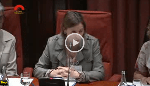 Vídeo de la compareixença