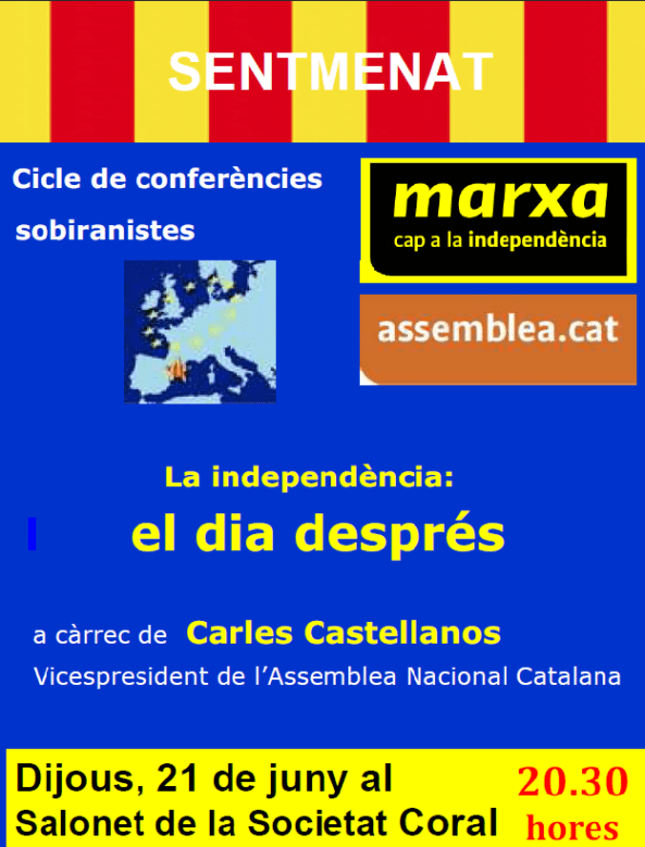 Acte Sentmenat dijous 21 de juny