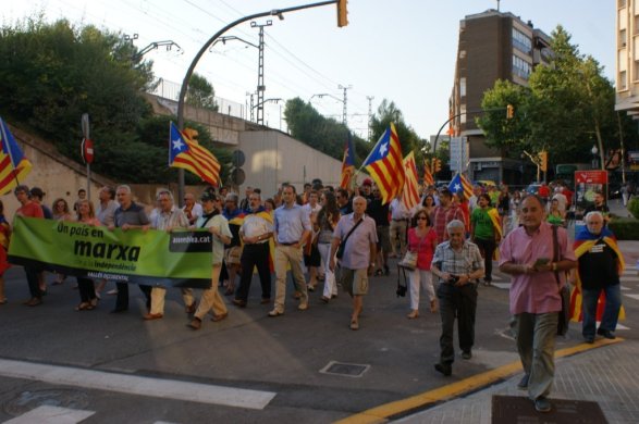 Marxa a Sant Cugat