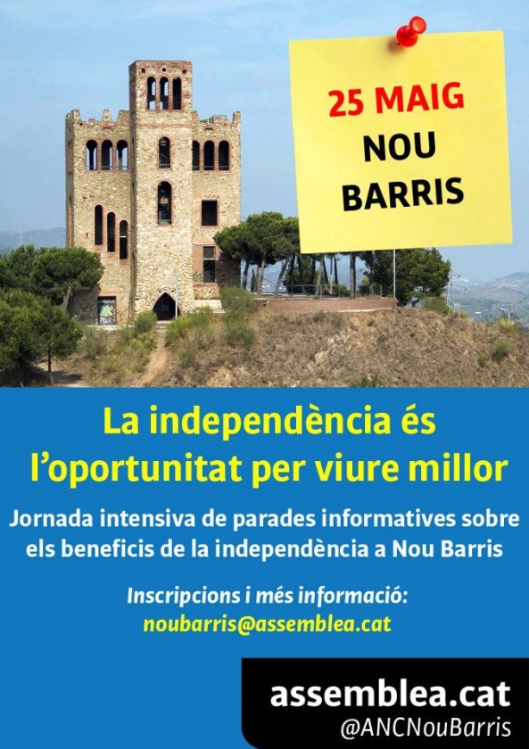 Cartell Jornada intensiva parades informatives Nou Barris