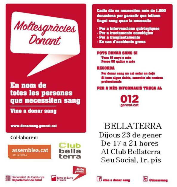 Cartell-Flyer Donació Sang Bellaterra1