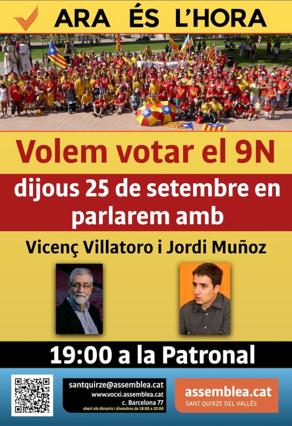 Mupi Voluntaris post 11 Setembre