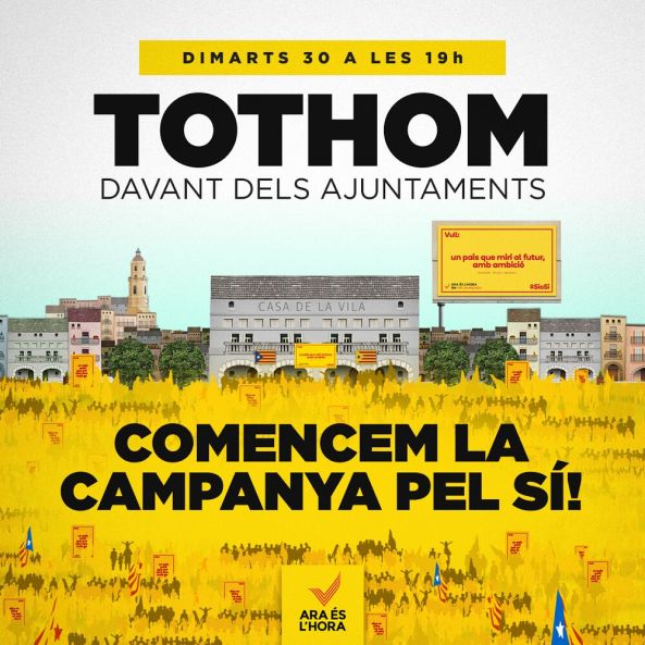 TOTHOM ARA ÉS L'HORA