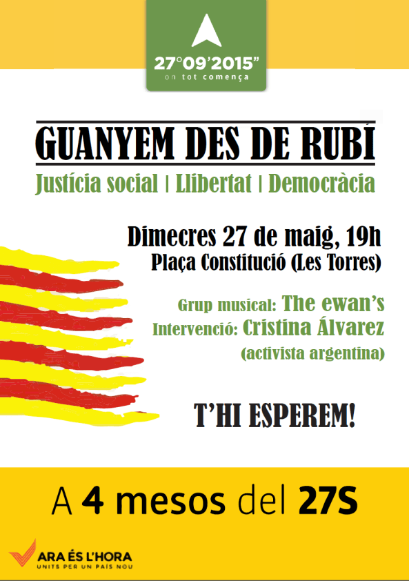 Acte 24 de maig a Rubí
