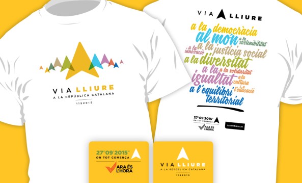 Aquesta és la samarreta de la Via Lliure 2015