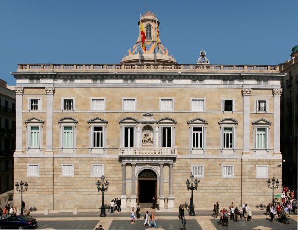 Façana del Palau de la Generalitat